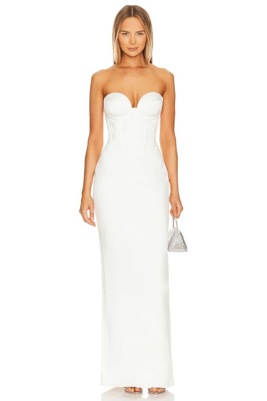 retrofete Luna Dress in White Size Small $598